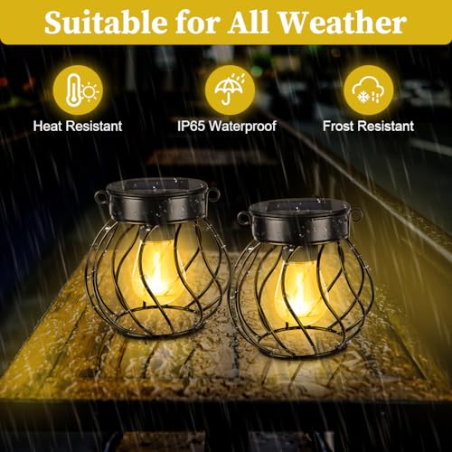 Solar Lantern Outdoor IP65 Waterproof Hang Garden Lantern Solar Lights voor Garden Yard Patio Trouwfeest Decoratie