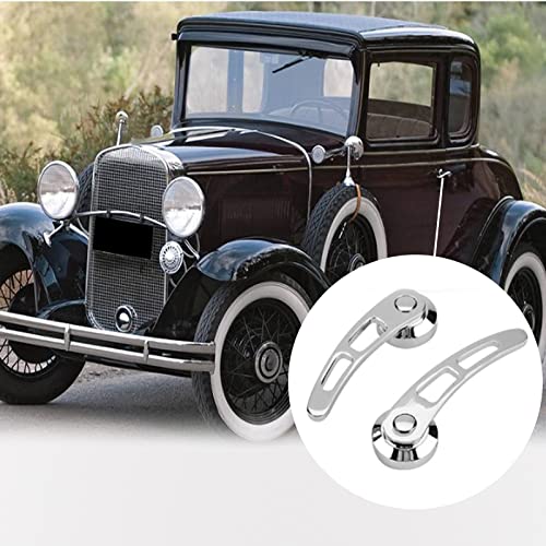 Buitendeurgrepen, 2PCS 4 1/4 inch Auto Auto Premien deurkruk Set, Auto Auto Vintage deur handvat Window Crank Set geschikt voor oudere modellen 4