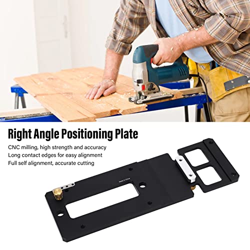 260mm Houtbewerking rechterhoek positieplaat 90 graden Hoek Stop spoor zaag gids Rail Clamp voor Fetool Guide Rail