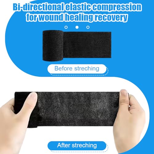 9 Rolls Zelfklevende Bandage 2,5 cm x 4,5 m Kleefband Cohesive Bandage Elastische Bandage Kleefband Vet Wrap Band voor Polsen Vingers Tenen 5