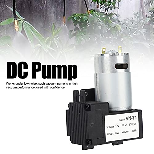 Vacuümpomp 12 V, Mini Vacuümpomp 12 V, elektrische drukpomp met standaard, Mini Vacuümpomp, 81 kpa 10 W, 10 L/Min, DC12V 5