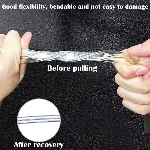 PVC slang, transparante slang, 6mm diameter x 8mm, OD, 4m slang, flexibel, met 1 stuk buissnijder 4