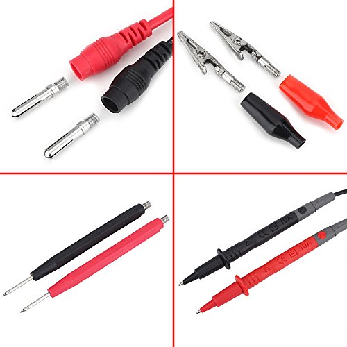 Digitale multimeter, AN8002 multimeter met automatische bereikselectie AC/DC Voltmeter Elektronische Ohm/Volt multimeter, stroom Multi Tester diode en continuity tester, 6000 Telwaarden 5