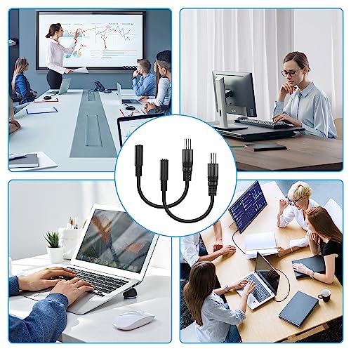 2pcs DC 4.5 x 3mm stopcontact naar 7.9 x 0,9mm stekker voeding adapter voor laptop netsnoer 4