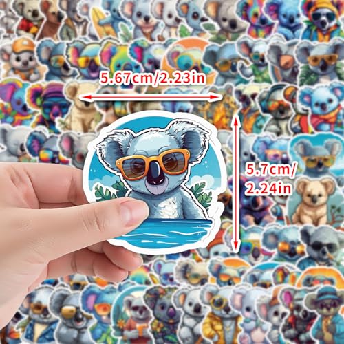 Leuke Sloth Sticker Set Stickers voor tieners Volwassenen 100 stuks Dieren Sloth Waterproof Vinyl Stickers Automotor Fiets Skateboard Snowboard Bagage Laptop koffer 3