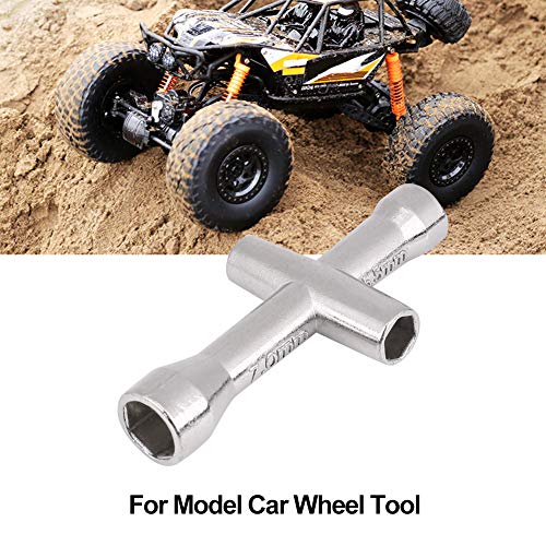 RC Wielmoermoersleutel, 4/5/5,5/7mm Sleeve Hex Socket Wheel Spanner voor RC Model Car Truck Buggy 3