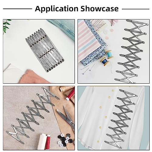 Aluminium Naaien Meter, Knoppengids Spacer verstelbare lengte Multifunctionele Anti-roest DIY Gordijn Accessoires voor huishoudens