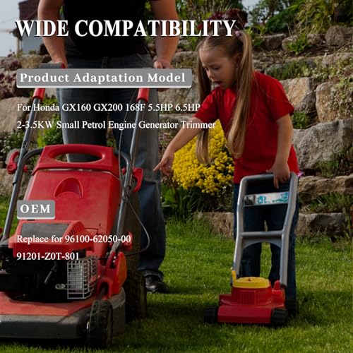 Crankshaft Crank Bearing Oil Seal Kit voor Honda GX160 GX200 168F 5.5/6.5HP 2.3.5kw Kleine Benzine Motor Generator Trimmer 3