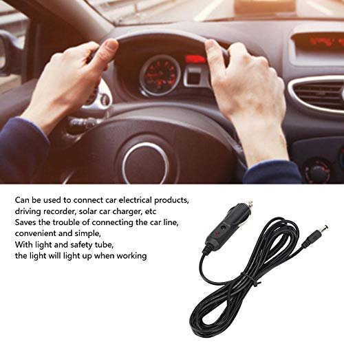 2st 12V/24V DC 5.5mm x 2.1mm Sigaretaansteker Power Adapter Kabel (3m) 5