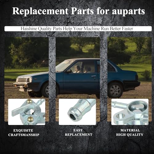 Brandstoffilterset, brandstoffilter voor motorfiets, 1 brandstofslang, oliefilter, 8 brandstofslangklemmen en 1 brandstofschakelaar 3 brandstofslangen voor motorfiets, auto 4