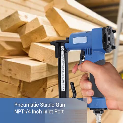 Pneumatische Nietmachinekit NPT1 / 4 Inch Luchtspijkerpistool Houtbewerkingsprojecten 3