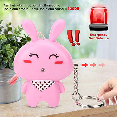 Veilig geluid Persoonlijke alarm, 120dB Loud Scream Alarm Veiligheid Noodgeval Zelfverdediging Veiligheid Keychain, Beschermer voor kinderen Vrouw Oudere - Opladen via USB / cartoon Stijl