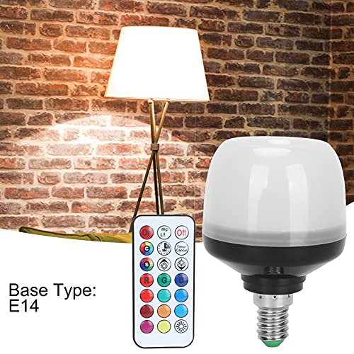 E14 Kleur veranderende lichtbollen 5W LED-lichtbollen, met afstandsbediening voor Home Decor Bedroom Stage Party 85-265V 3