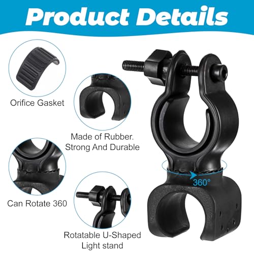 2 stuks Walker Reed houder, Black Universal Rackcane Accessoires, 360° Draaibare verstelbare rolstoelkruk, aandrijf rollers, mobiliteit scooter, assistent houder voor gebruikers 3