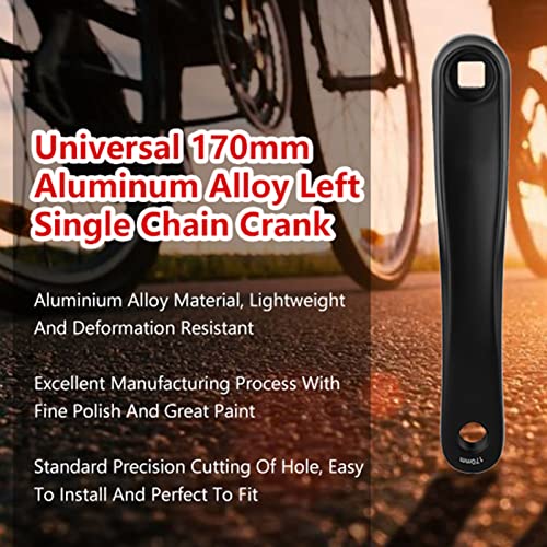 170 mm fietskruk arm, fietskruk set, fietskruk arm, reserve fiets pedaal arm voor stadsfiets, vouwfiets, MTB, e-bike, racefiets 4