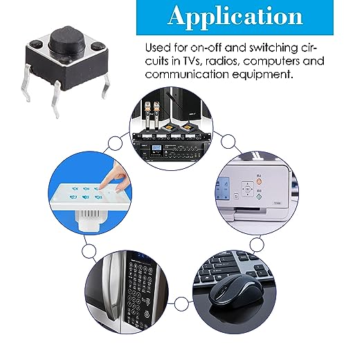25 Waarden, 12 V, 50 mA, Assortiment Kit, Micro Tact Switch voor huishoudelijke apparaten (pakket van 125) 3