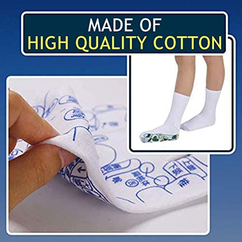 Acupressure Reflexology Sokken Voetmassage Reflectiegebied Schematisch Sokken Voetdrukpunt Acupressure Massage Hulpmiddel Sokken helpen de bloedsomloop te verbeteren 3