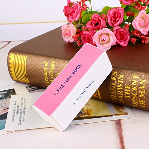 1 Stuks Nagel bestand blok schuren Buffer Polishing File Professional 4 Sided Way Nail File Salon Manicure Nail Art Tips Gereedschappen 3
