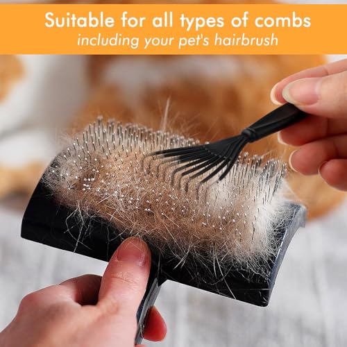 4Pcs Haarborstel Cleaner Tool Set, Haarborstel Reiniging Klauwen Rake Design borstel Cleaner Comb Reiniging borstel Verwijderaar Mini Haarinstrument voor het verwijderen van haar stof vuil 4