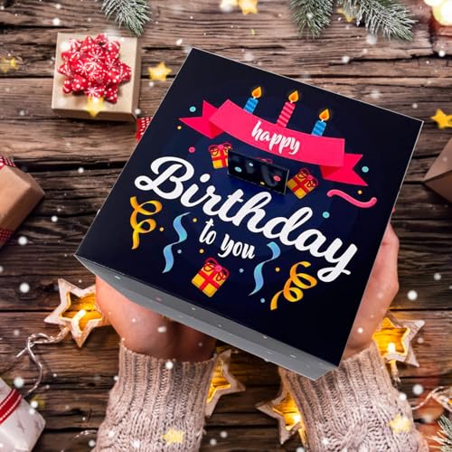 Verrassingsdoos, vlinders, verrassingsdoos, creatieve doe-het-zelf verrassingsdoos, pop-up explosiedoos, verrassingsdoos voor verjaardag, gelukkige verjaardag 5