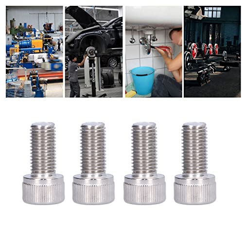 4 st M10 Hex Bolt Socket Cap Head Hex Socket Bolt A2 Roestvrij staal 1.25mm Fijne pitch Machine bevestigingsapparaat hardware(M10*20) 5