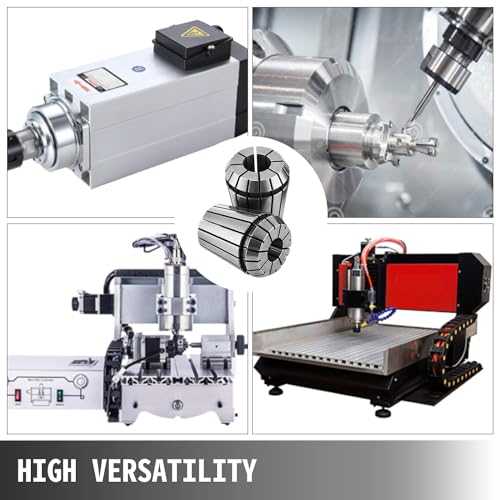 ER32 Collet Set, 6-Piece ER32 Collet Plier, Spring Collet Set CNC Spindle ER-32 Collet Graveren Collet 10-20MM voor CNC Graveren Machine en Malen Draaibank Gereedschappen 5