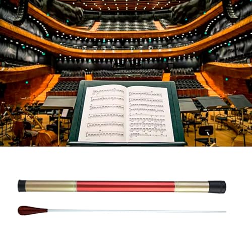 Music Stick, Padouk Sleeve Dirigent Wand met Tube voor Koor Symphony Concert 5