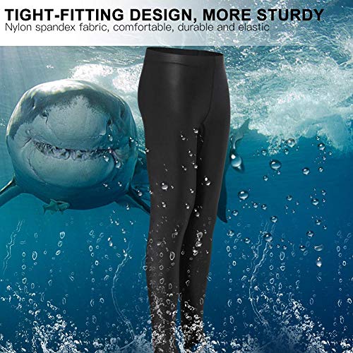 Neopreen Suit Pants Mannen Vrouwen Zwemmen Trunks Lange duikbroek Surfen Snorkelen Duiken met voetband voor vrouwen Mannen Zwart S/L/XXL / 3XL 3
