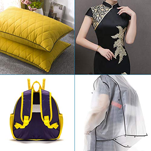 73m White Bias Binding 5/8 Inch Dubbelgevouwen Bias Binding Single Sided Satin Ribbon voor Naaien Bindende Hems Piping Quilting ambachten 5