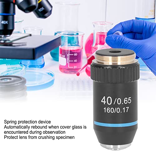 40X Achromatic Microscope Objectieve hoge vergroting 20.2mm Draad voor Composite Vergrootglas Supplies 4
