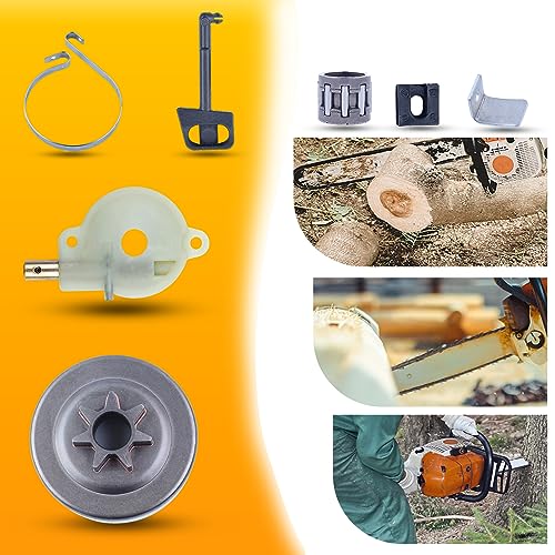 Clutch Drum Oil Pump Remband Steering Plate Choke Rod Kit Voor Husqvarna 142 141 137 136 36 41 Kettingzaag 5