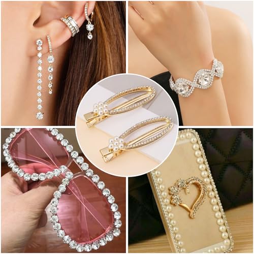 50 st Crystal Cubic Zirconia Cabochons Clear Facet Diamonds Cabochons Embellishment Loose CZ Rhinestone 5 Grootte kristal diamant Bulk voor DIY Nagel decoratie kunst oorbellen, Glas 3