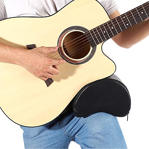 Premium Gitaar Kussen PU Lederen Case Gebouwd in Sponge Soft Portable Guitar Leg Pad voor akoestische en elektrische gitaren 4