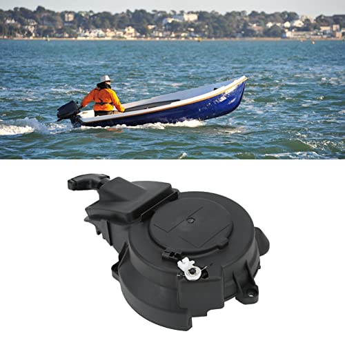 Recoil Pull Starter Assembly, Recoil Starter Boot Accessoires Vervanging voor 9.9HP 15HP 2 Stroke Outboard