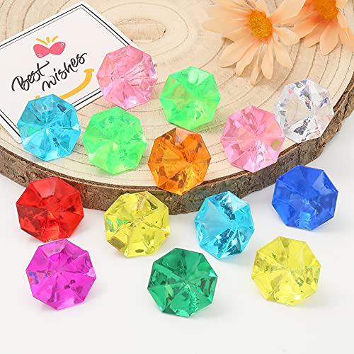 deko Diamanten 35 stuks 32mm Acryl Crystal Tafel Decoratie Sprinkle Decoratie Bruiloft Decoratie (32mm Kleurrijk)