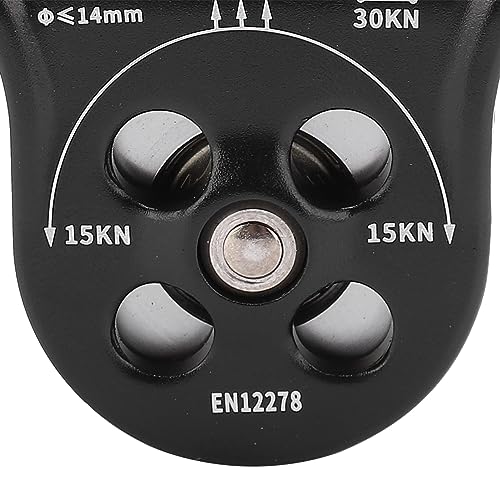 Arborist Hitch Climber Pulley  - Dubbele lagers Design voor gladde bediening, geschikt voor 14Mm/0,5 Inch Touwen 4