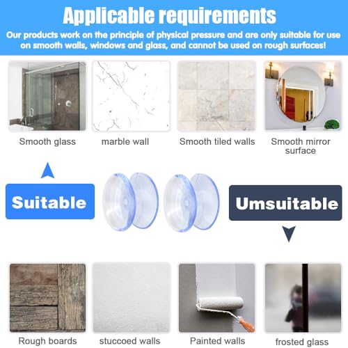 20 st. Dubbelzijdige Zuigbekers, 20mm Helder PVC Plastic Zuigbekers Glazen Tafel Zuigbekers Non Slip Zuigbekers voor Glazen Tafelblad Home Organisatie 5