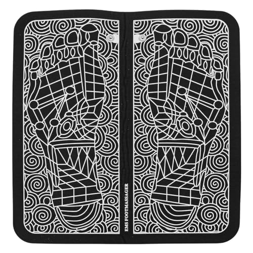 Foot Massager USB Oplaadbare draagbare elektrische voetmassage Mat met 8 modi en 19 Intensities LCD Beeldscherm