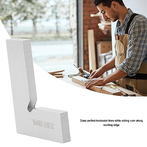 Machinisten Shop Haak, Carpenter Square Liniaal 50 X 40 Mm, Gemakkelijke Traceren voor Markering