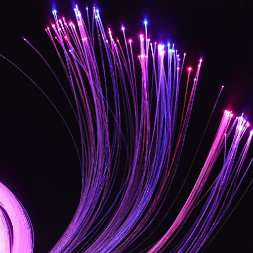 Fiber Optic Lights Star Ceiling Light Kit, Telefoon App Control Geluid geactiveerd 16W RGBW Twinkle, Music Effect Star Ceiling Sky Light