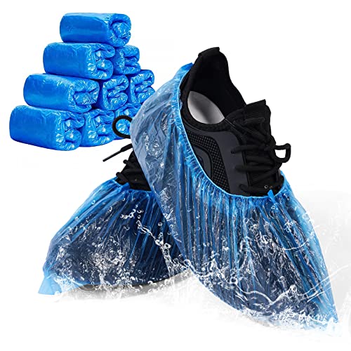 Plastic overschoenen, wegwerpschoenen, milieuvriendelijke overschoenen, waterdichte antislip stofhoezen, geschikt om schoenen, vloeren en tapijten schoon en netjes te houden