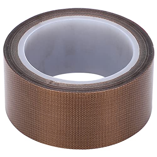 1 Rol PTFE lijm tape isolatie thermische tape hitte sealer tape tape voor verbruiksartikelen voor vacuüm afdichting:(Dikte 0,13 * breedte 25mm * lengte 10m)