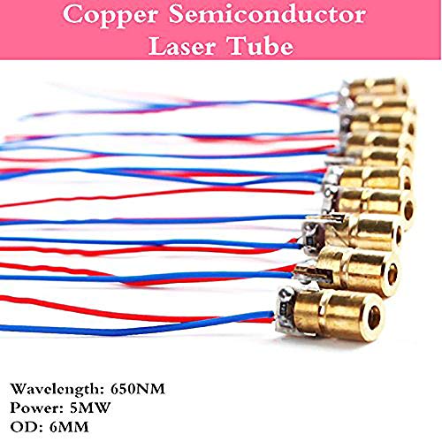 15st Mini 3V Laser diode Laser Module Laser Point Diodes Laser Dot Laser diode Module hoofd diode 650nm 6mm