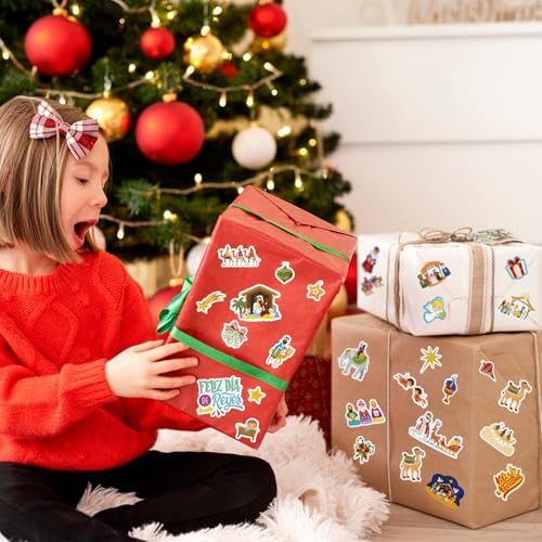 16 Vellen Stickers Scrapbooking Kerst Spaanse Partij Drie Koningen Kerstmis Decoratie 4