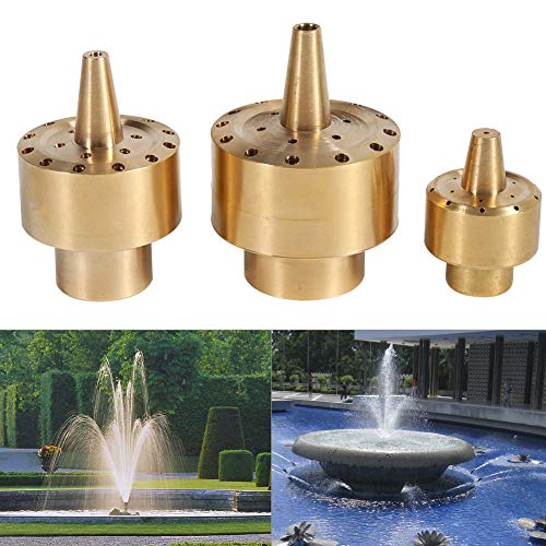 Brass Cluster Fontein Sprinkler Vijversproeiers Fontein Sprinkler Watersproeiers voor Tuinvijver Attractiepark Museum Bibliotheek (2) 3