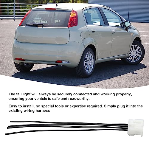 4Pin Tail Light Bedrading Hangplug, Tail Light Wire Plug ABS Tail Light Bedrading Hangplug voor Grande Punto 2006-2012
