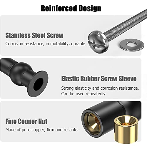 Toilet Seat Singe Quick Release Toilet Seat bevestigingen voor toilet blind gaten Toilet Seat Top bevestigingen Vervanging, 1 Pack 5