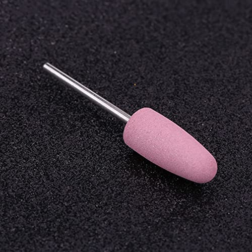 Brandt draaibank voor nagels Cuticle Polijsten 5 stukken Nail Art Silicone Polishers Nail Grinder Tips Boor Bits Manicure Gereedschappen van de Machine Gladde Boor 3