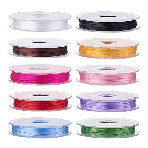 100 Yards 0.8mm Elastische String Stretchy Armband String Kleurrijke Crystal Stretch Bead Cord Kralen Sieraden Maken Crafting