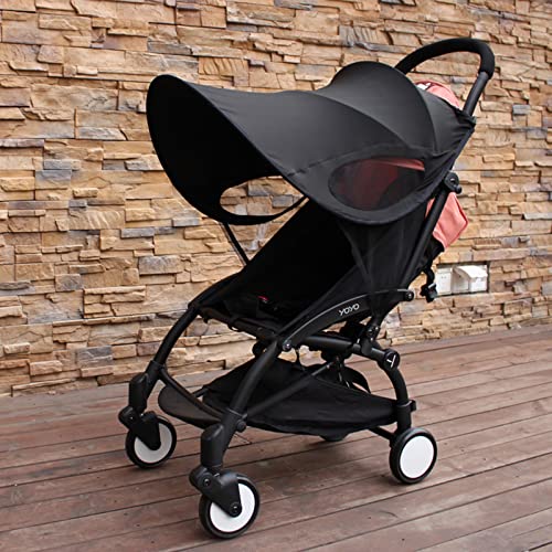 Universele Pushchair Sun Protection Verstelbare Zwart Windbestendige UV-bescherming voor babyzitjes